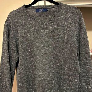 J. Crew Men's Charcoal Heather Pullover Sweater Size Small